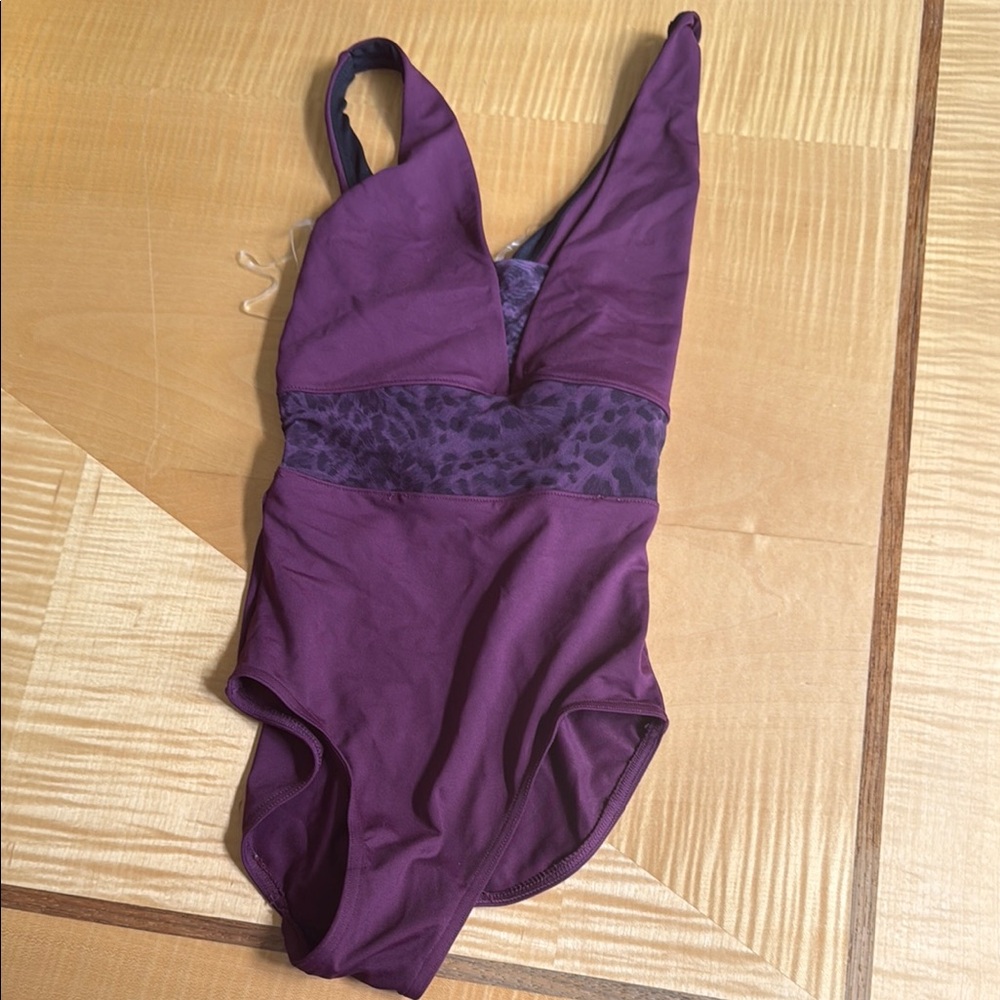 Purple One-Piece leotard for dancers.
